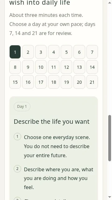 21-day guided practice