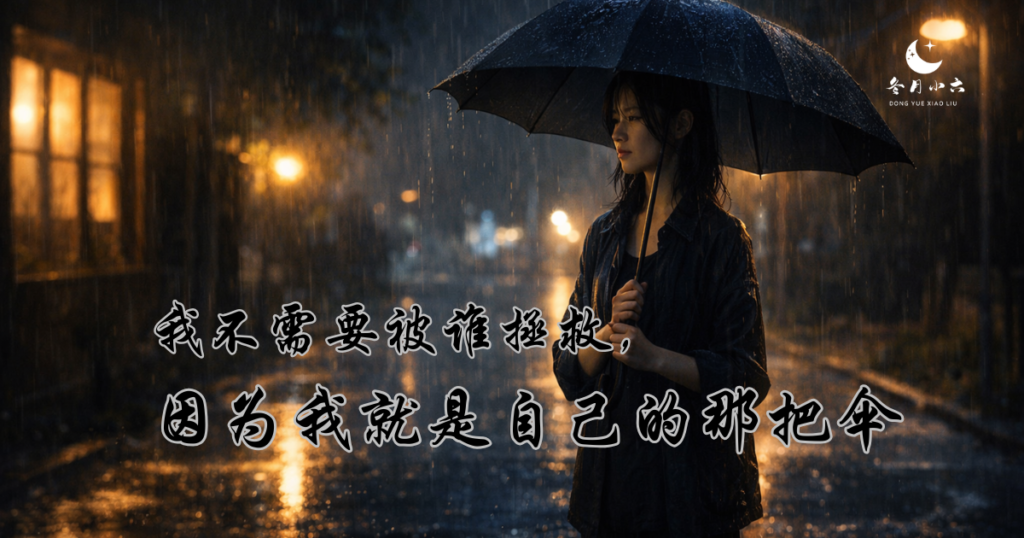 我不需要被谁拯救，因为我就是自己的那把伞｜情绪自我保护